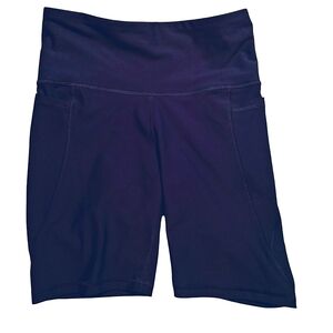 Old Navy Active Women's High Rise Bike Shorts Deep Purple Sz M